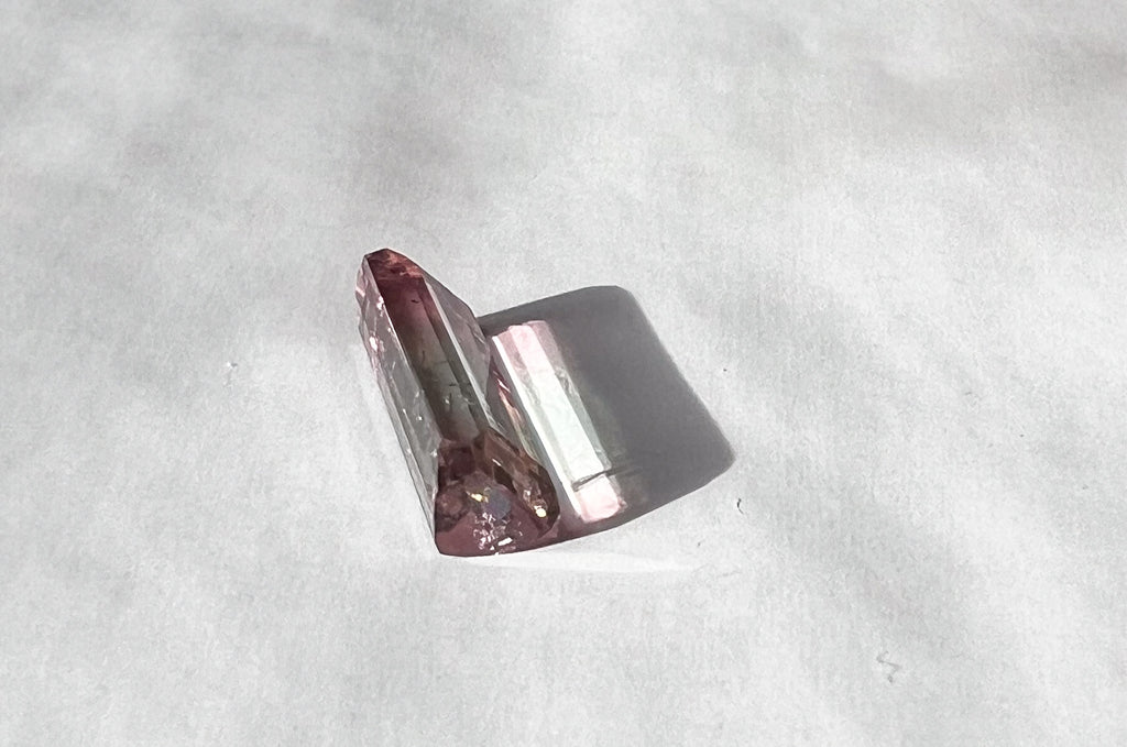 1.55ct Watermelon Afghan Tourmaline — T Bar Pendant