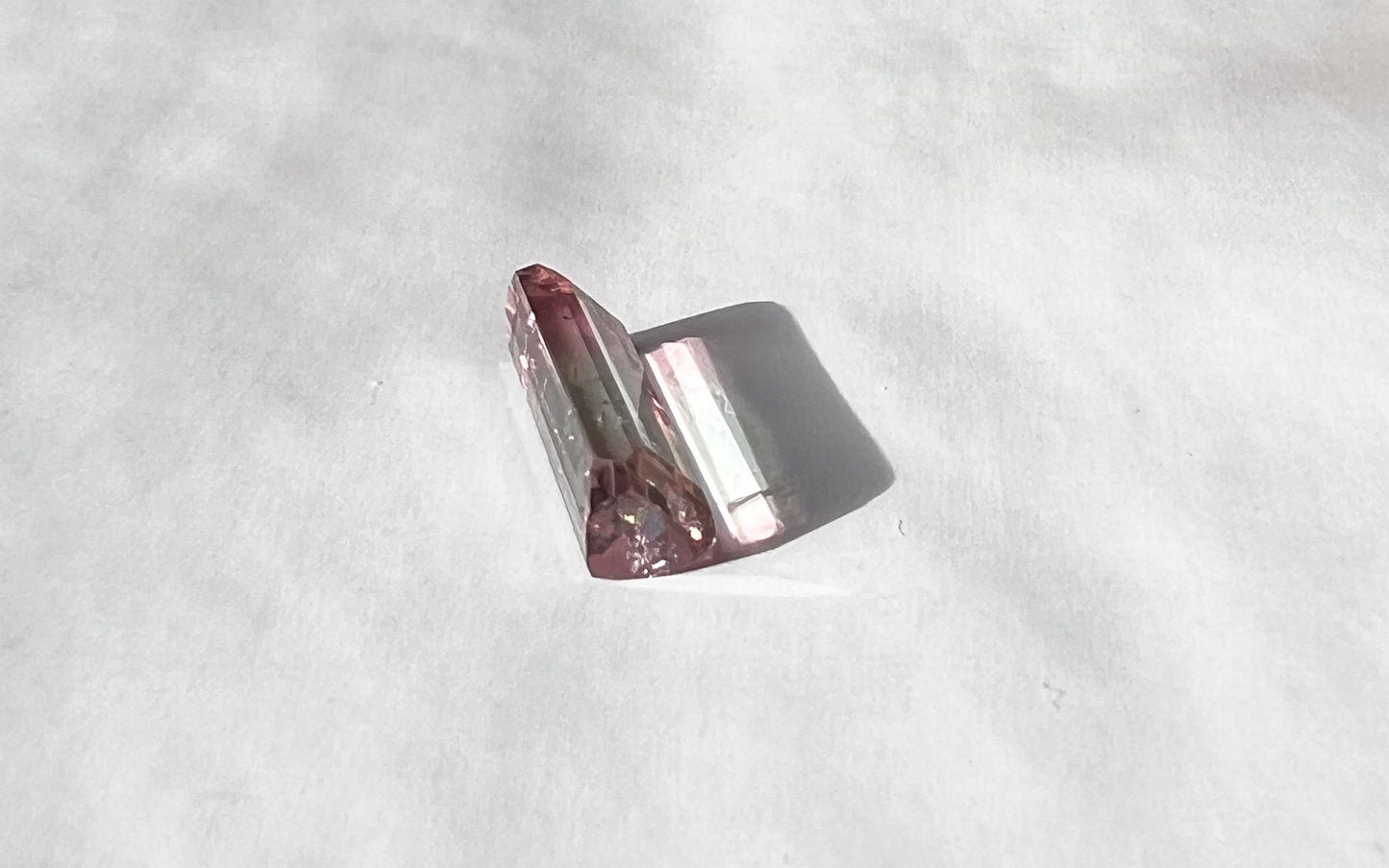 1.55ct Watermelon Afghan Tourmaline — T Bar Pendant