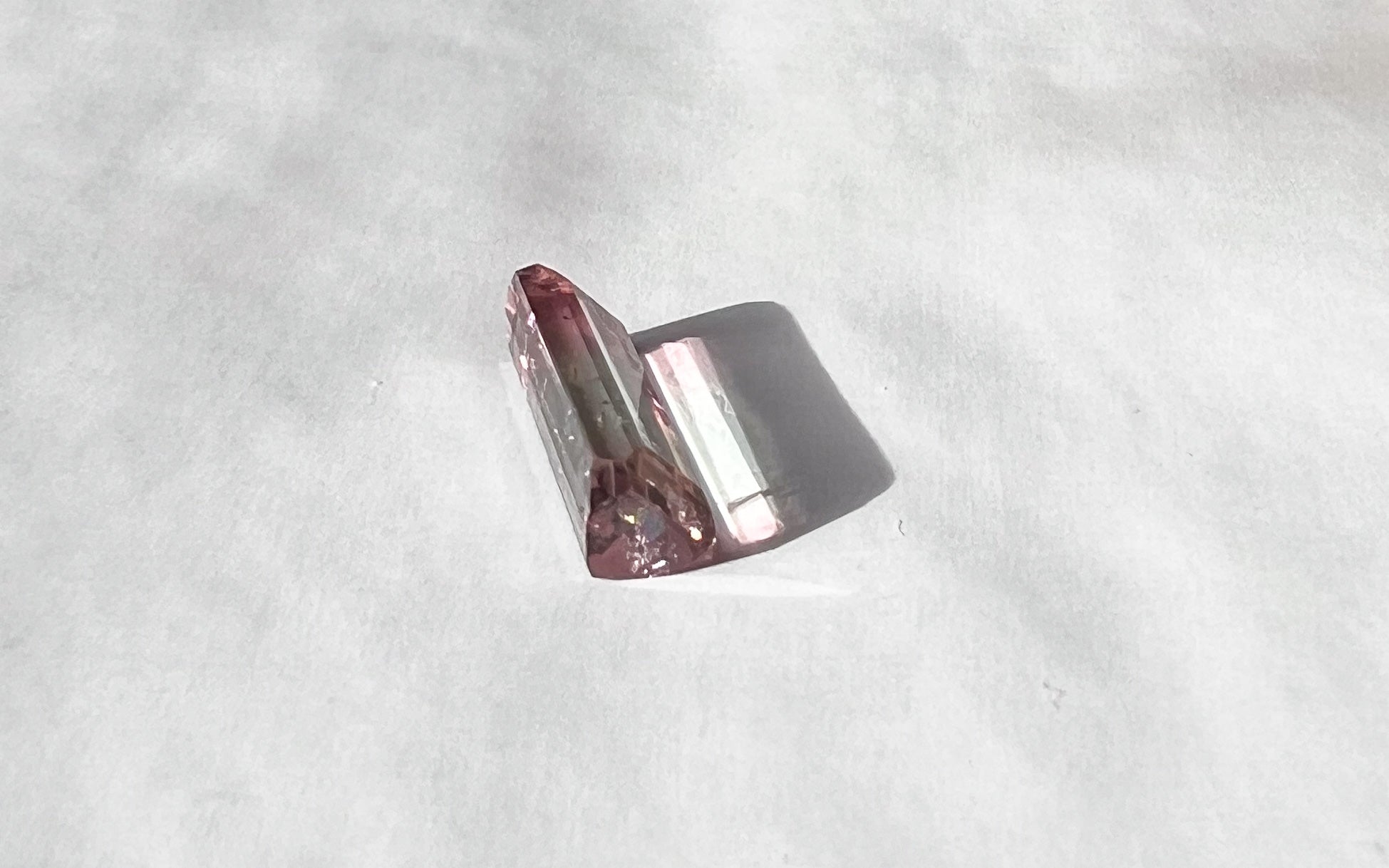 1.55ct Watermelon Afghan Tourmaline — T Bar Pendant