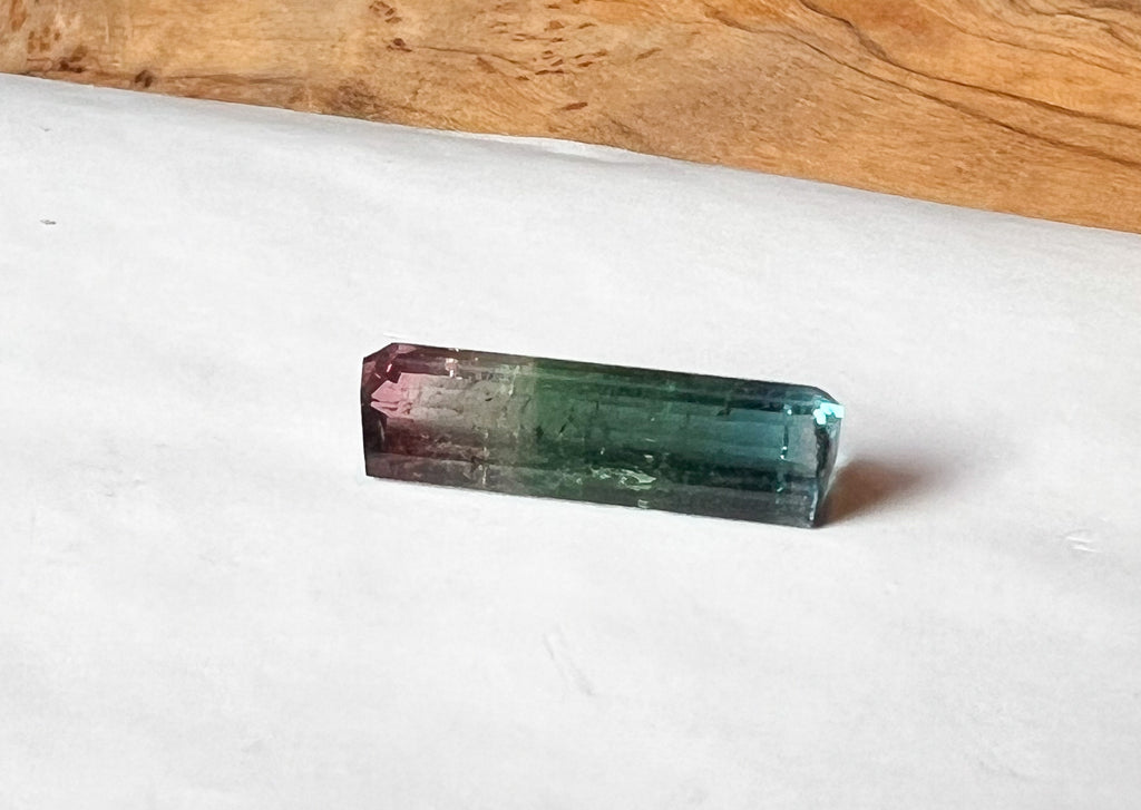 4.15ct Rainbow Parti Afghan Tourmaline — Palimpsest Signet or Pendant — Made to Order