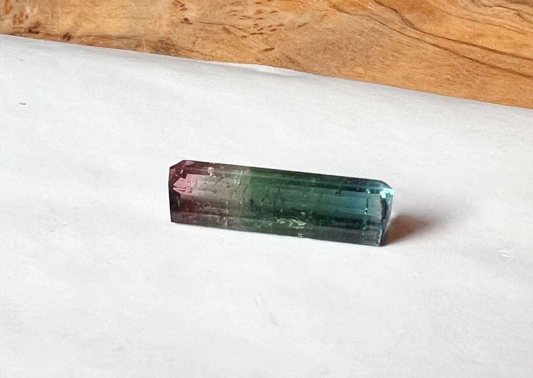 4.15ct Rainbow Parti Afghan Tourmaline — Palimpsest Signet or Pendant — Made to Order