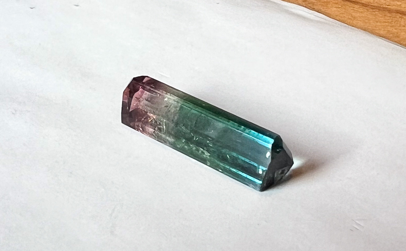 4.15ct Rainbow Parti Afghan Tourmaline — Palimpsest Signet or Pendant — Made to Order