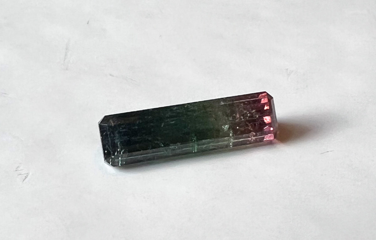 4.15ct Rainbow Parti Afghan Tourmaline — Palimpsest Signet or Pendant — Made to Order