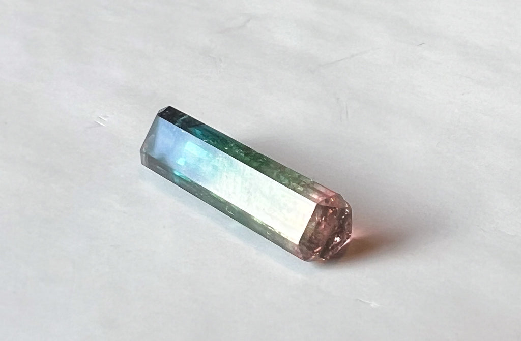 4.15ct Rainbow Parti Afghan Tourmaline — Palimpsest Signet or Pendant — Made to Order