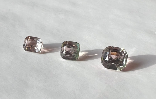 Watermelon Afghan Tourmalines — Flat Back Studs — Made to Order