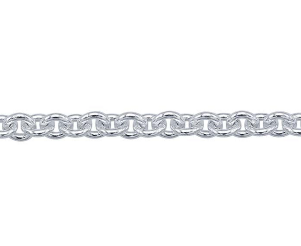 Argentium Silver 1.7mm Round Cable Chain — 18"