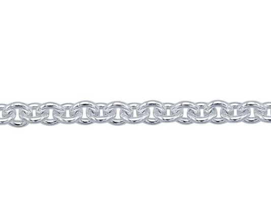 Argentium Silver 1.7mm Round Cable Chain — 18"