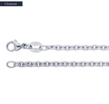 Platinum 2.3mm Oval Cable Chain
