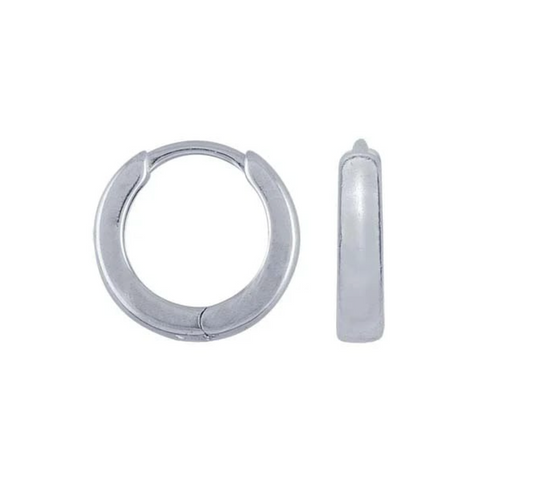 Sterling Silver Huggie Hoop Earrings