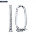 14k White Gold Diamond-Set Necklace Enhancer