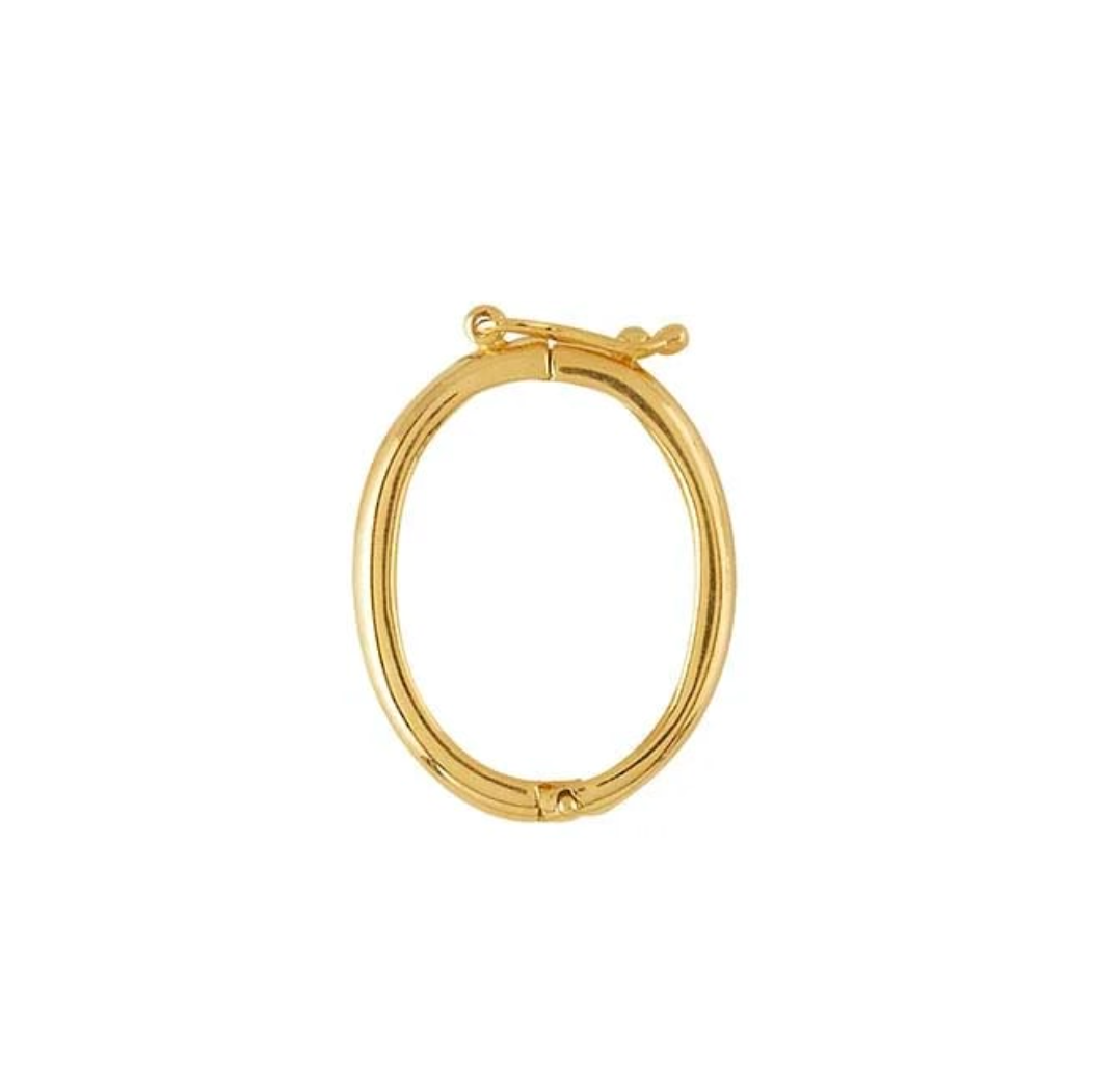 14k Yellow Gold Necklace Shortener Clasp