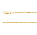 14k Yellow Gold 1.2mm Margherita Chain — 20"