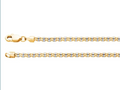 14k Yellow Gold 2.7mm Fancy Ice Chain — 18"