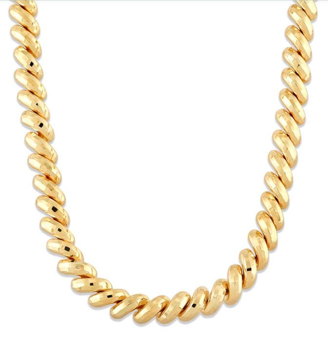 14k Yellow Gold San Marco Necklace