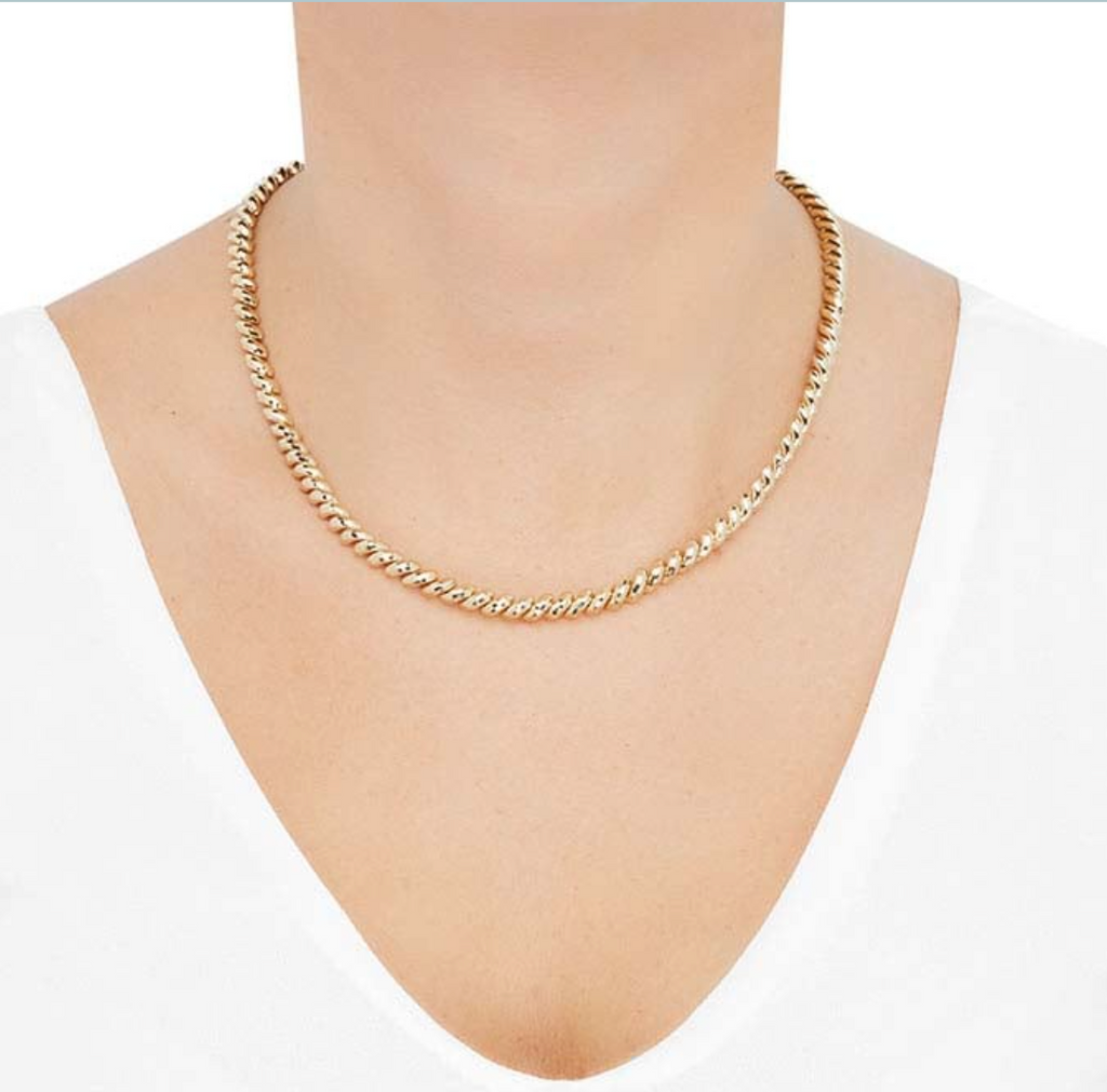 14k Yellow Gold San Marco Necklace