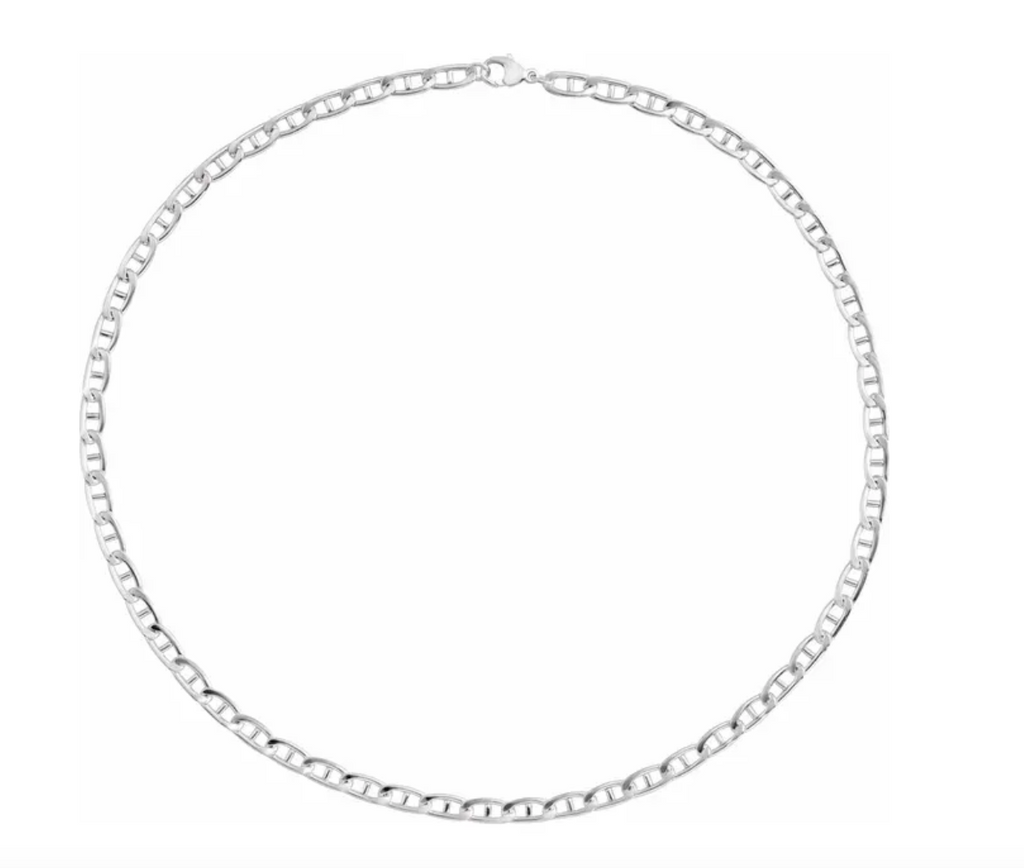 5.15 mm Anchor 18" Chain in 14k Yellow Gold or Sterling Silver