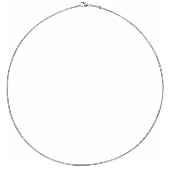 Platinum 1.2mm Wheat Chain — 20"