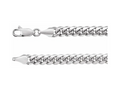 Sterling Silver 4mm Beveled Miami Cuban Chain — 20"