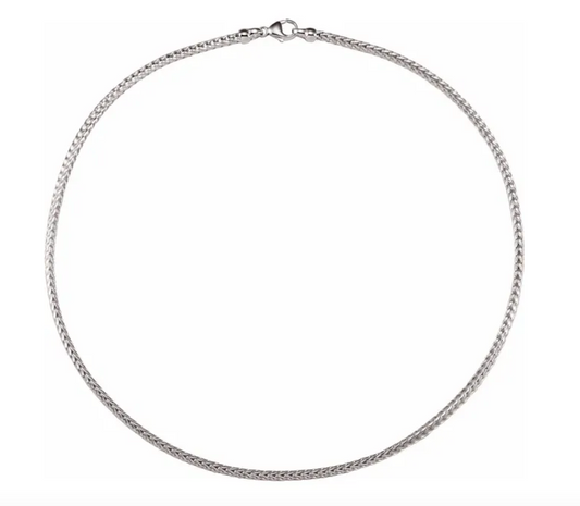 Sterling Silver 2.75mm Foxtail Chain 16"