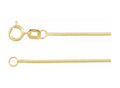 14k Yellow Gold 1mm Snake Chain — 16"