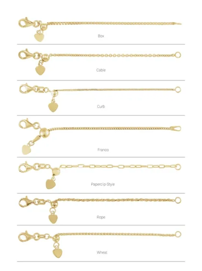 1.5 mm Adjustable 3" Chain Extender
