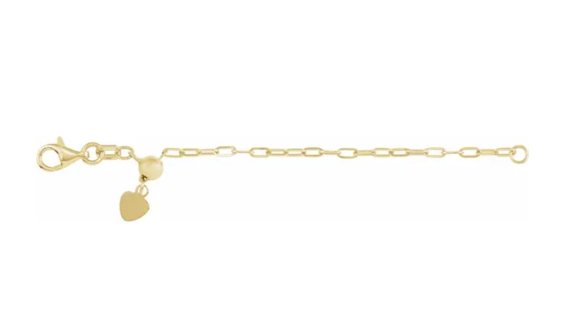 1.5 mm Adjustable 3" Chain Extender