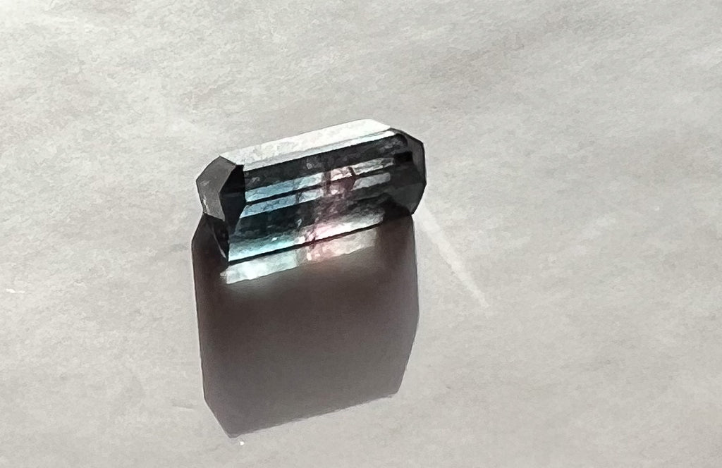 3.25ct Dark Purple–Pink–Blue Afghan Tourmaline — Palimpsest Signet — Made to Order
