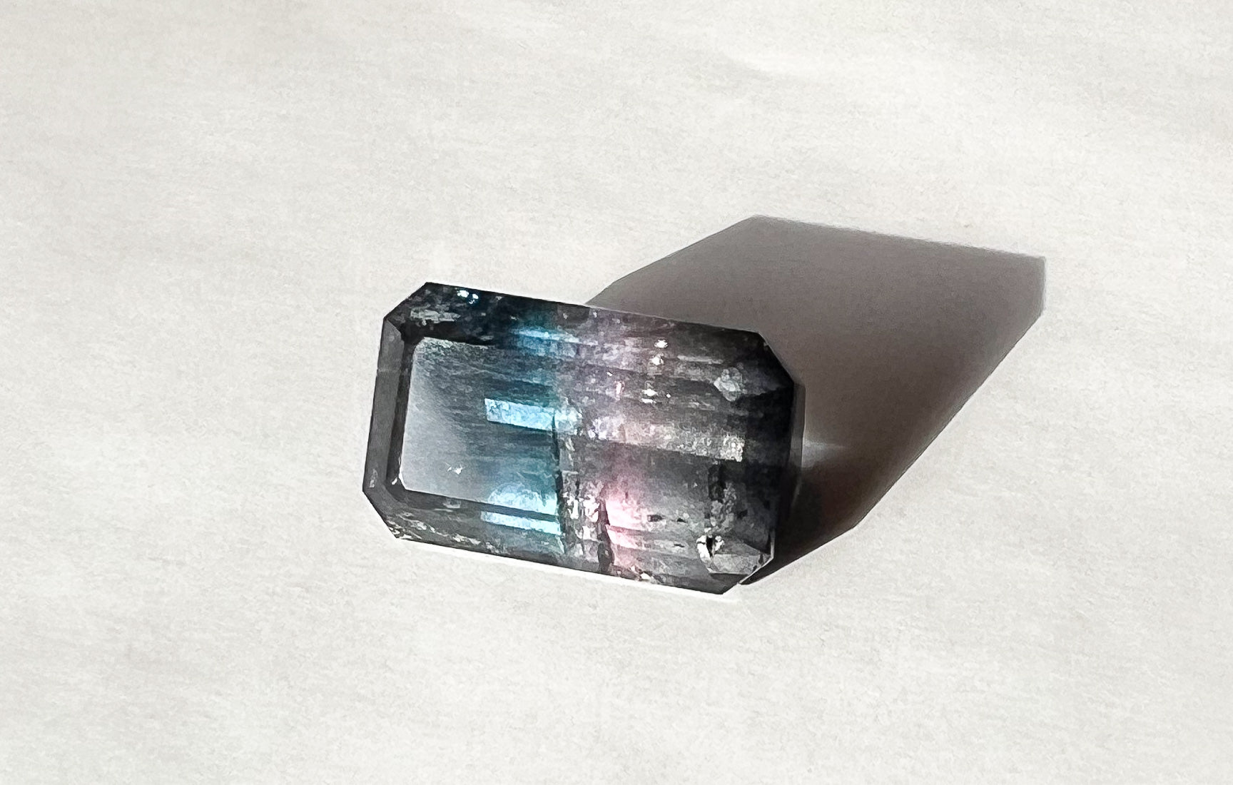 3.25ct Dark Purple–Pink–Blue Afghan Tourmaline — Palimpsest Signet — Made to Order
