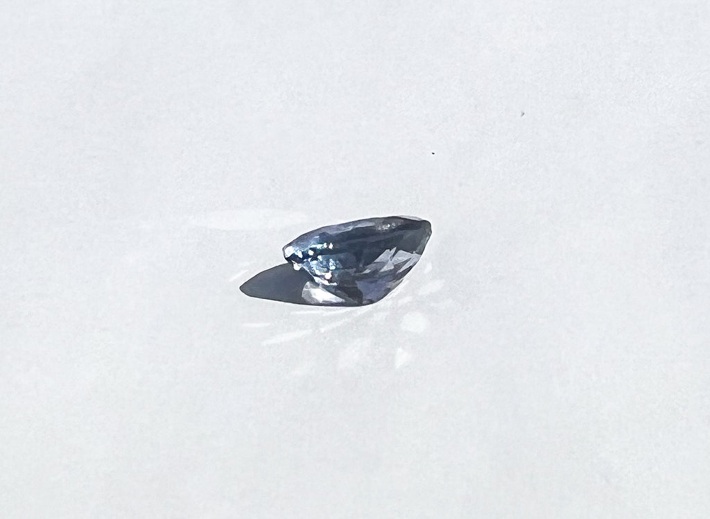 1.55ct Steel Blue Spinel — Solitaire Ring or Pendant — Made to Order