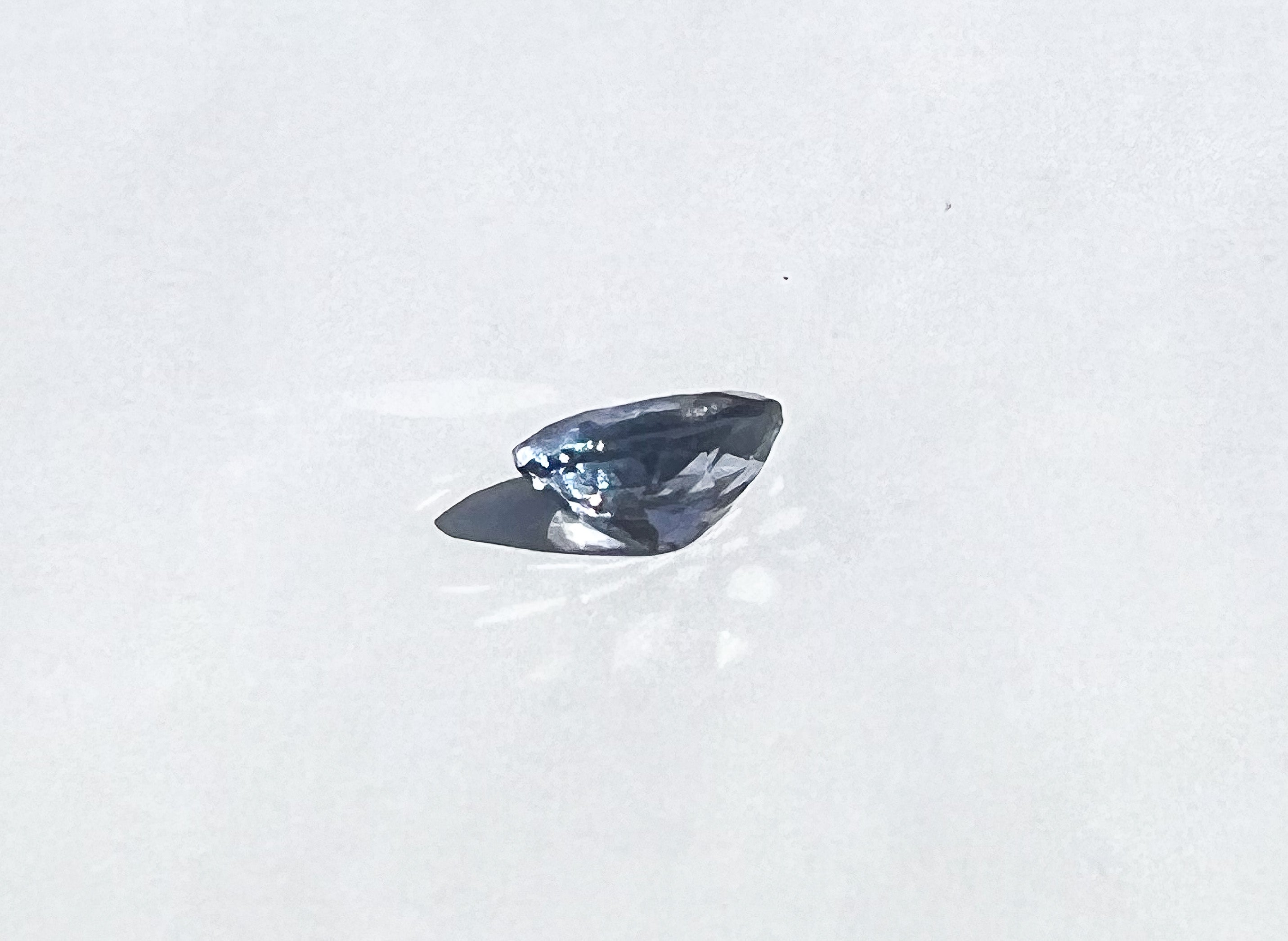 1.55ct Steel Blue Spinel — Solitaire Ring or Pendant — Made to Order