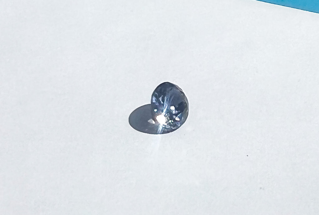 1.55ct Steel Blue Spinel — Solitaire Ring or Pendant — Made to Order