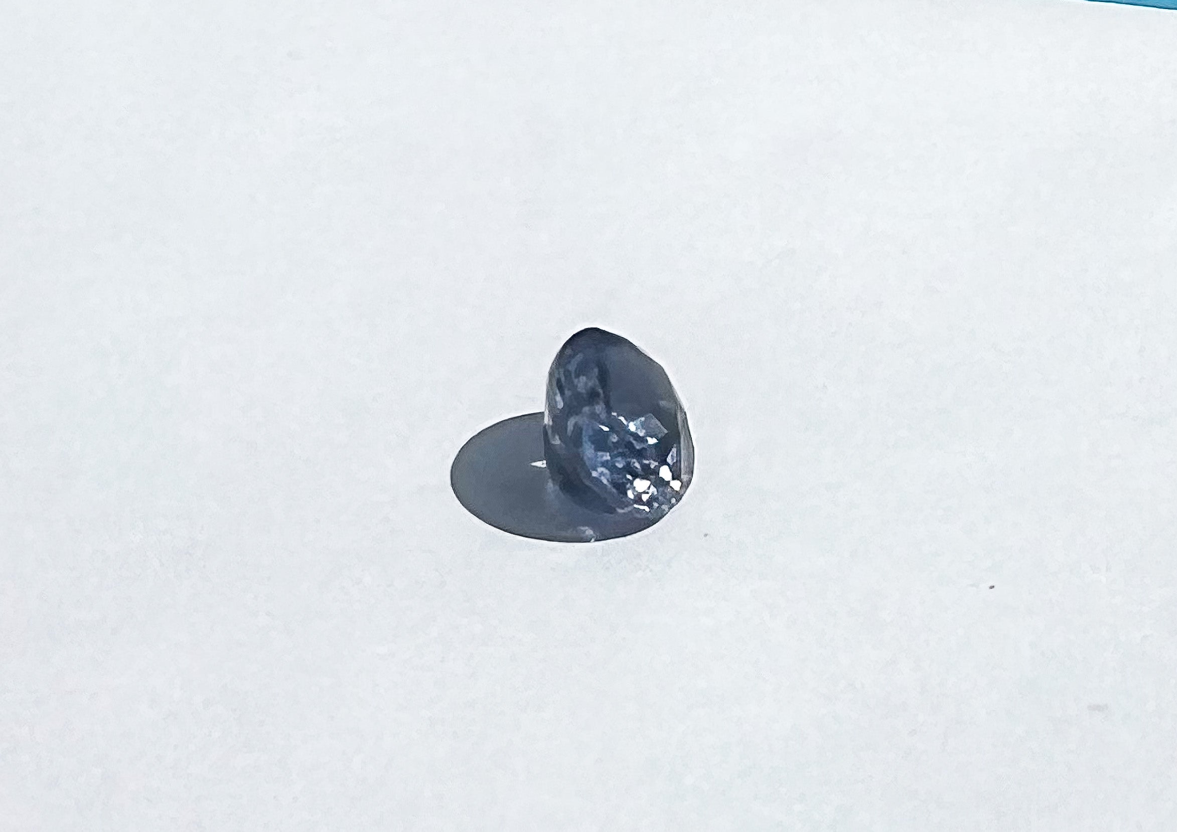 1.55ct Steel Blue Spinel — Solitaire Ring or Pendant — Made to Order