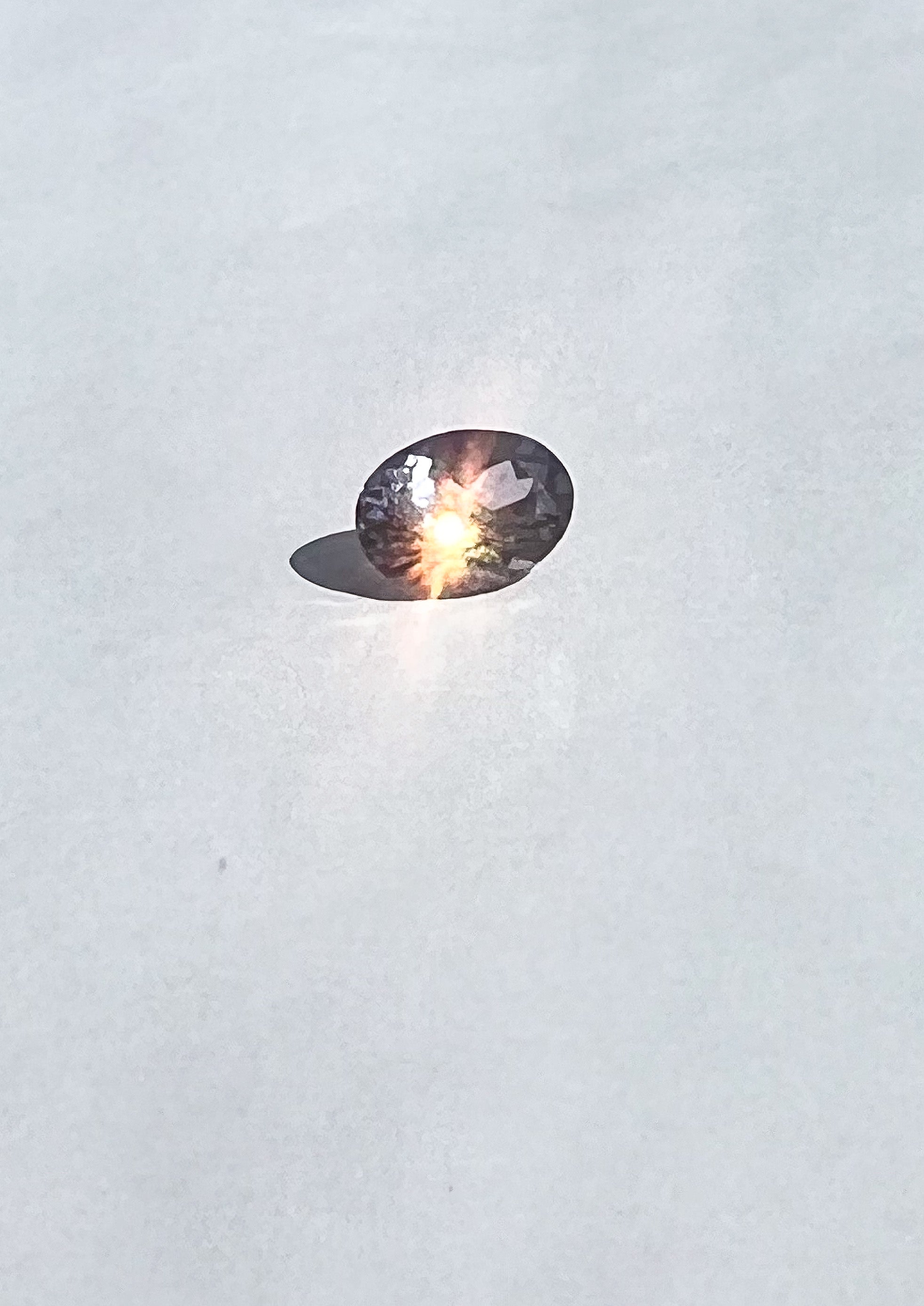 1.55ct Steel Blue Spinel — Solitaire Ring or Pendant — Made to Order