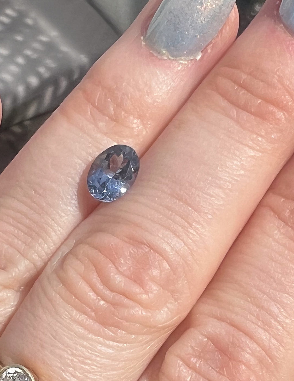1.55ct Steel Blue Spinel — Solitaire Ring or Pendant — Made to Order