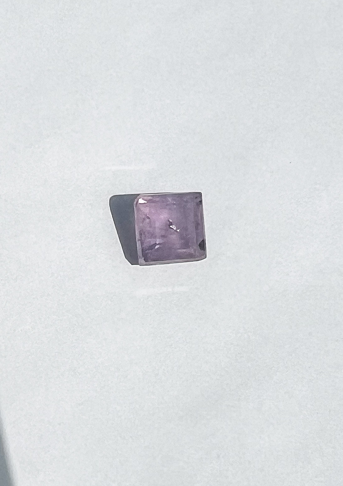 1.3ct Unheated Purple Montana Sapphire — Solitaire Ring — Made to Order