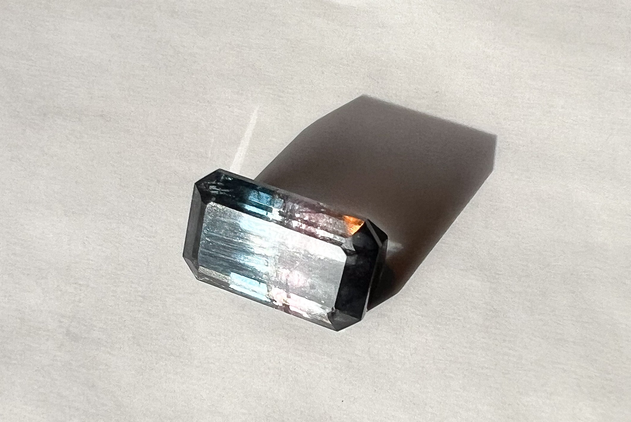 3.25ct Dark Purple–Pink–Blue Afghan Tourmaline — Palimpsest Signet — Made to Order