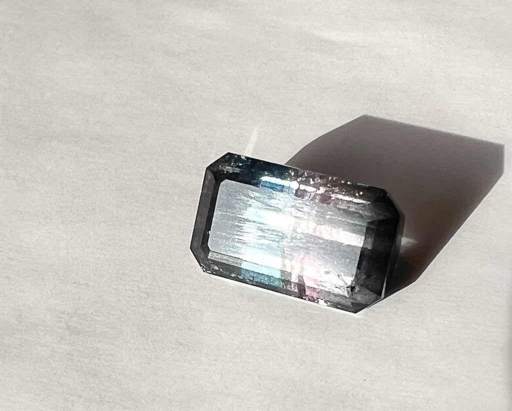 3.25ct Dark Purple–Pink–Blue Afghan Tourmaline — Palimpsest Signet — Made to Order
