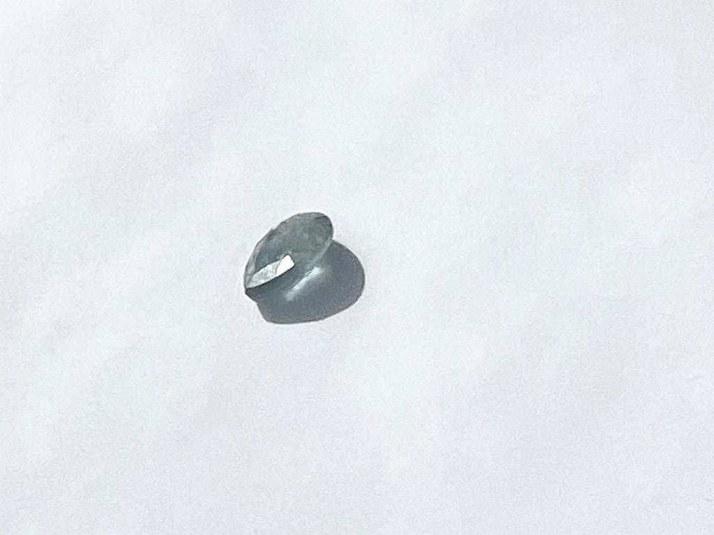 1ct Unheated Teal Blue Pear Montana Sapphire — Solitaire Ring or Pendant — Made to Order