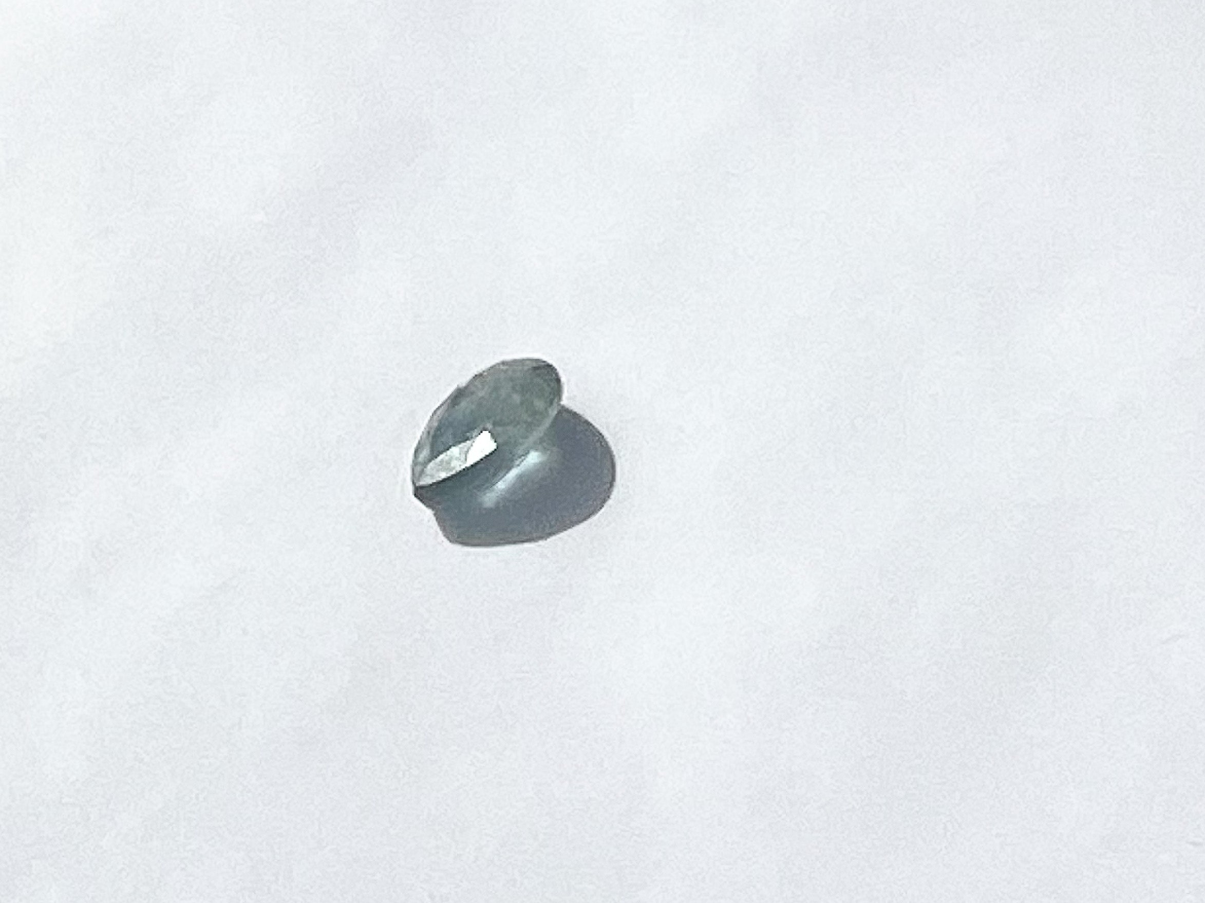 1ct Unheated Teal Blue Pear Montana Sapphire — Solitaire Ring or Pendant — Made to Order