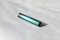 3.21ct Bicolor Teal-Blue VVS Afghan Tourmaline — Vertical Drop Pendant — Made to Order