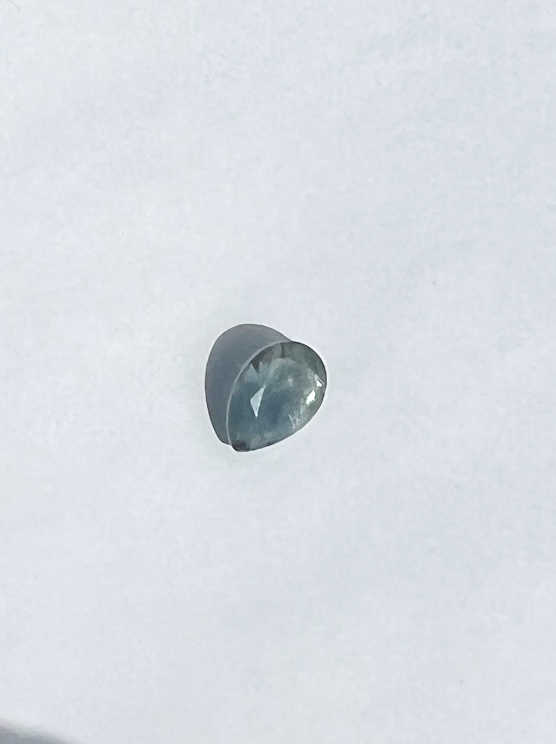 1ct Unheated Teal Blue Pear Montana Sapphire — Solitaire Ring or Pendant — Made to Order