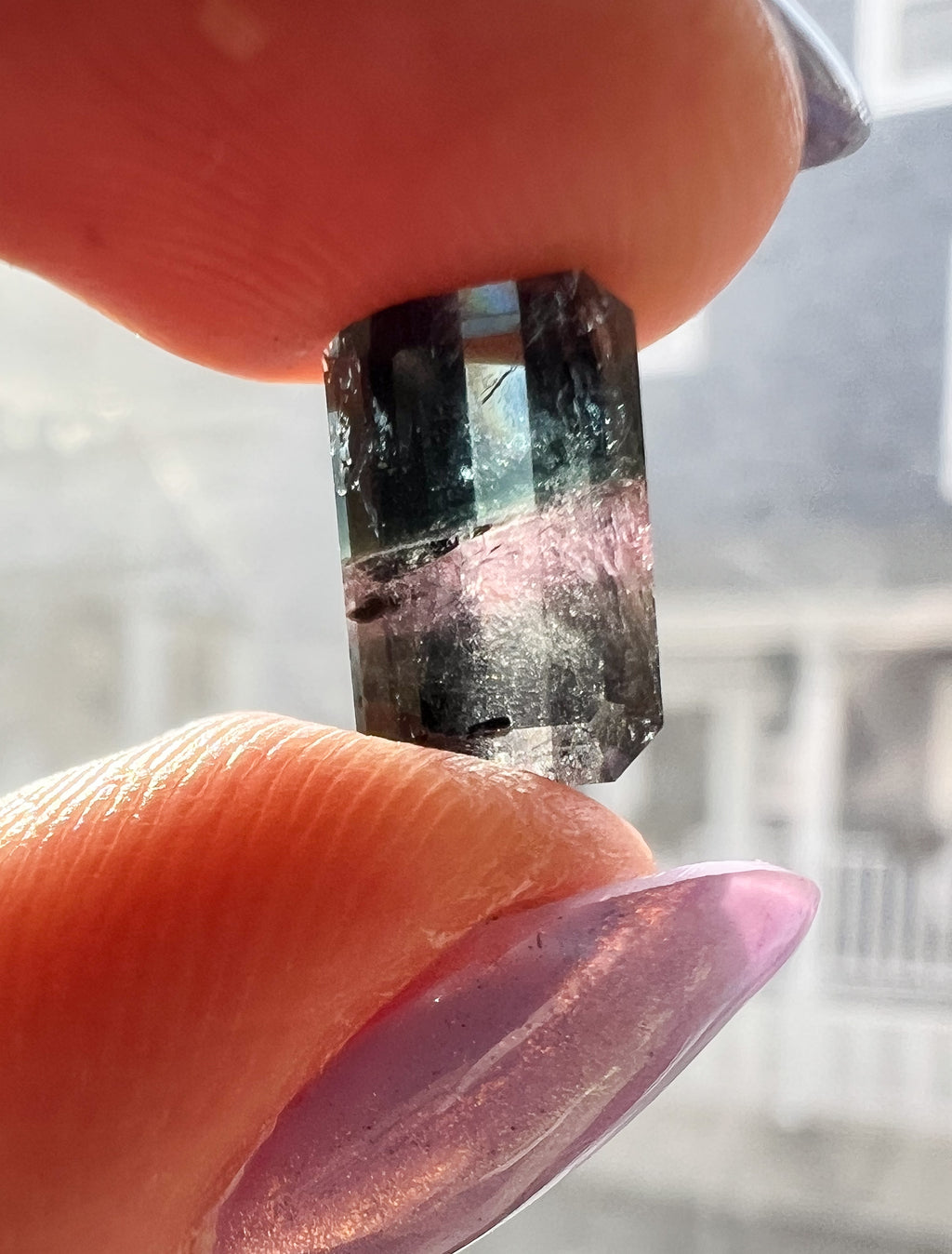 3.25ct Dark Purple–Pink–Blue Afghan Tourmaline — Palimpsest Signet — Made to Order