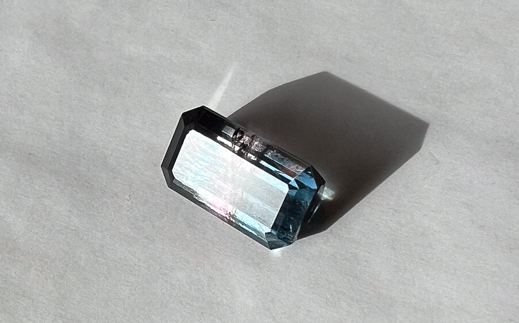 3.25ct Dark Purple–Pink–Blue Afghan Tourmaline — Palimpsest Signet — Made to Order