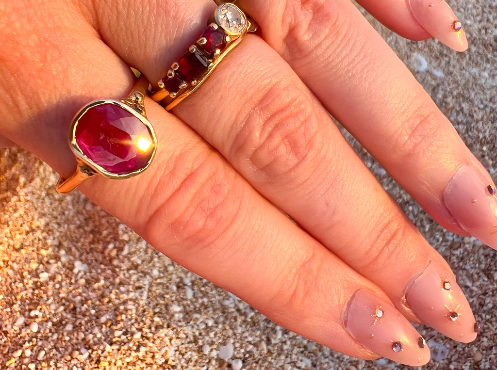 The Bravais Ruby Ring