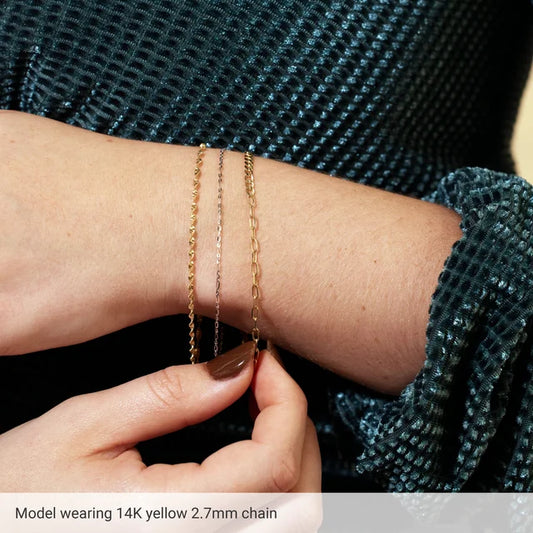 THE CURB & PAPERCLIP BRACELET