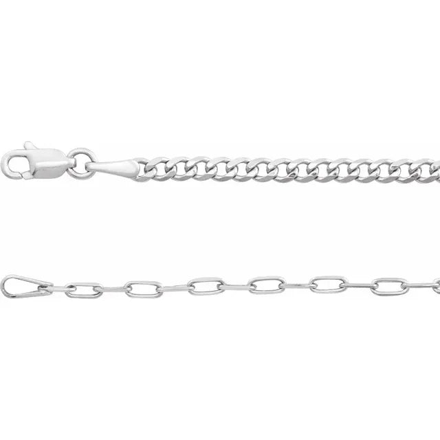 THE CURB & PAPERCLIP BRACELET
