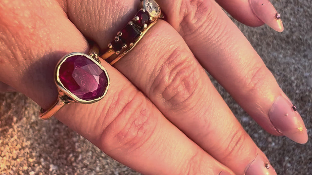 The Bravais Ruby Ring